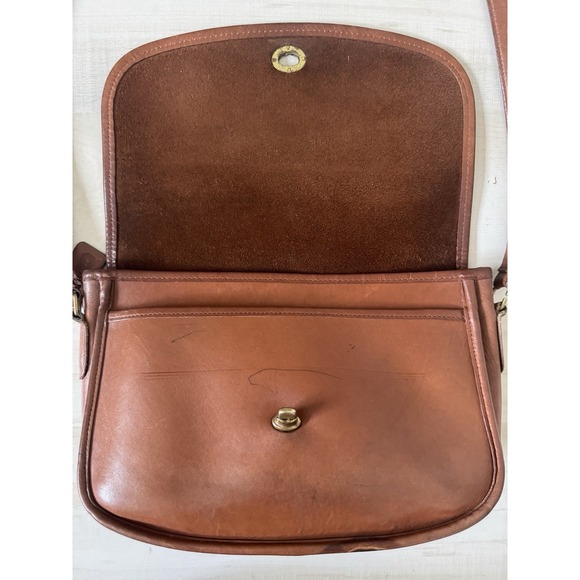 VTG COACH #9790 City Bag Leather Crossbody Shoulder Purse Brown - Picture 16 of 16